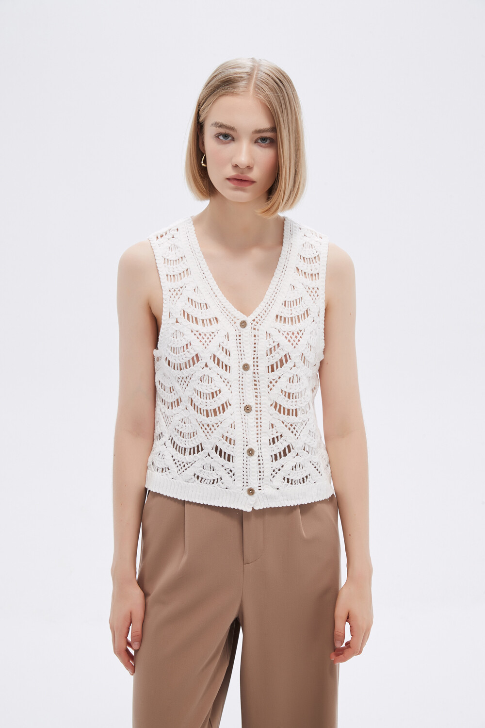 Chaleco Toti Marfil / Off White