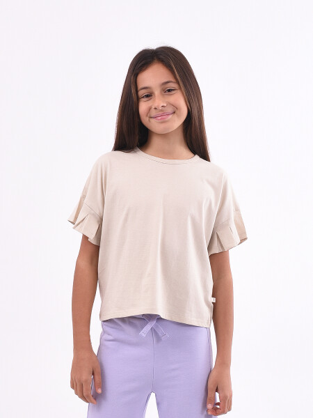 REMERA ROMI BEIGE CLARO