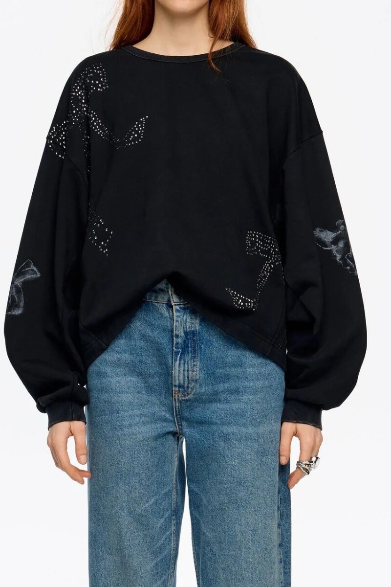 SUDADERA Negro