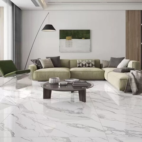 Gres Statuario 60x120 cm Pulido Brillante y Rectificado Gres Statuario 60x120 Cm Pulido Brillante Y Rectificado