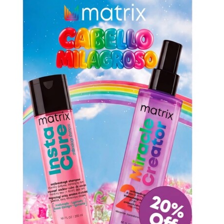 Matrix InstaCure Build A Bond Pack Shampoo 300 ml + Miracle Creator 190 ml Matrix InstaCure Build A Bond Pack Shampoo 300 ml + Miracle Creator 190 ml