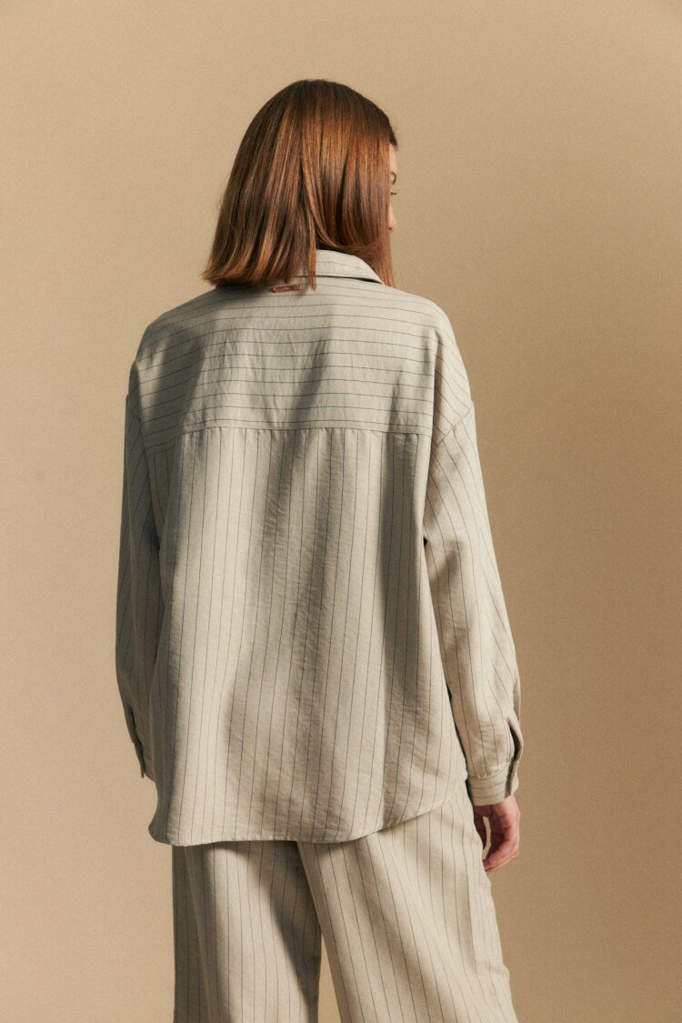 CAMISA ORBITA Tostado