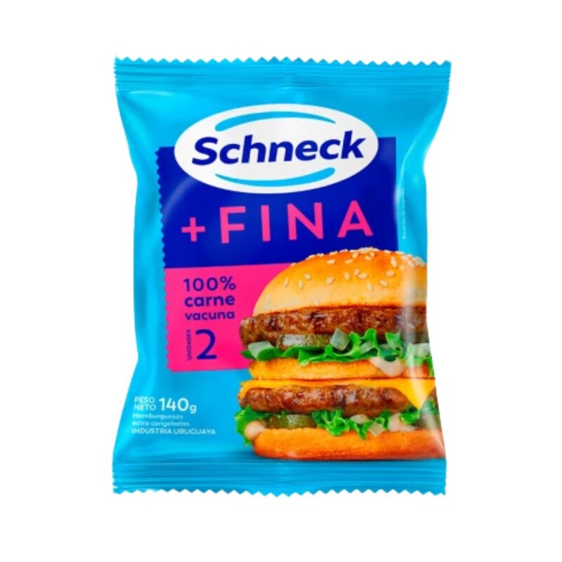 Hamburguesa Fina Shneck - 2 ud - 140 g Hamburguesa Fina Shneck - 2 ud - 140 g