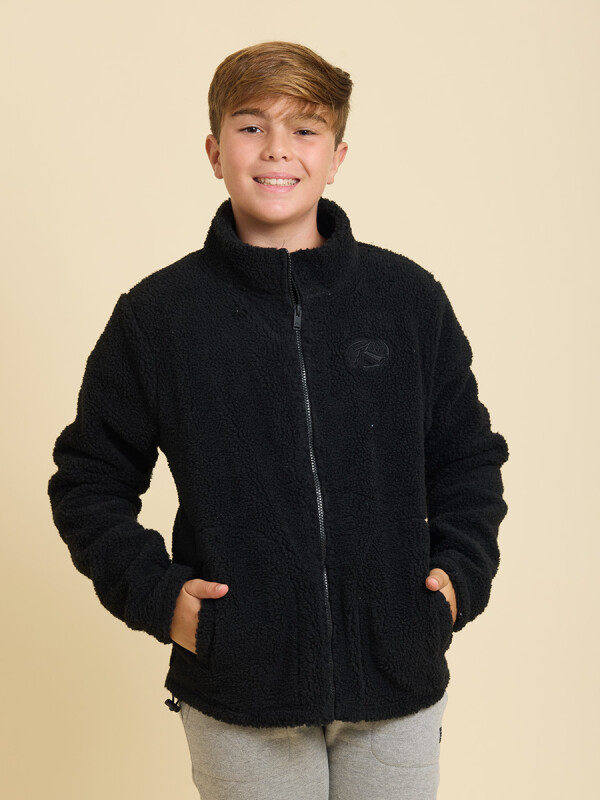 CAMPERA SAYER TEEN ( SHERPA ) RUSTY Negro