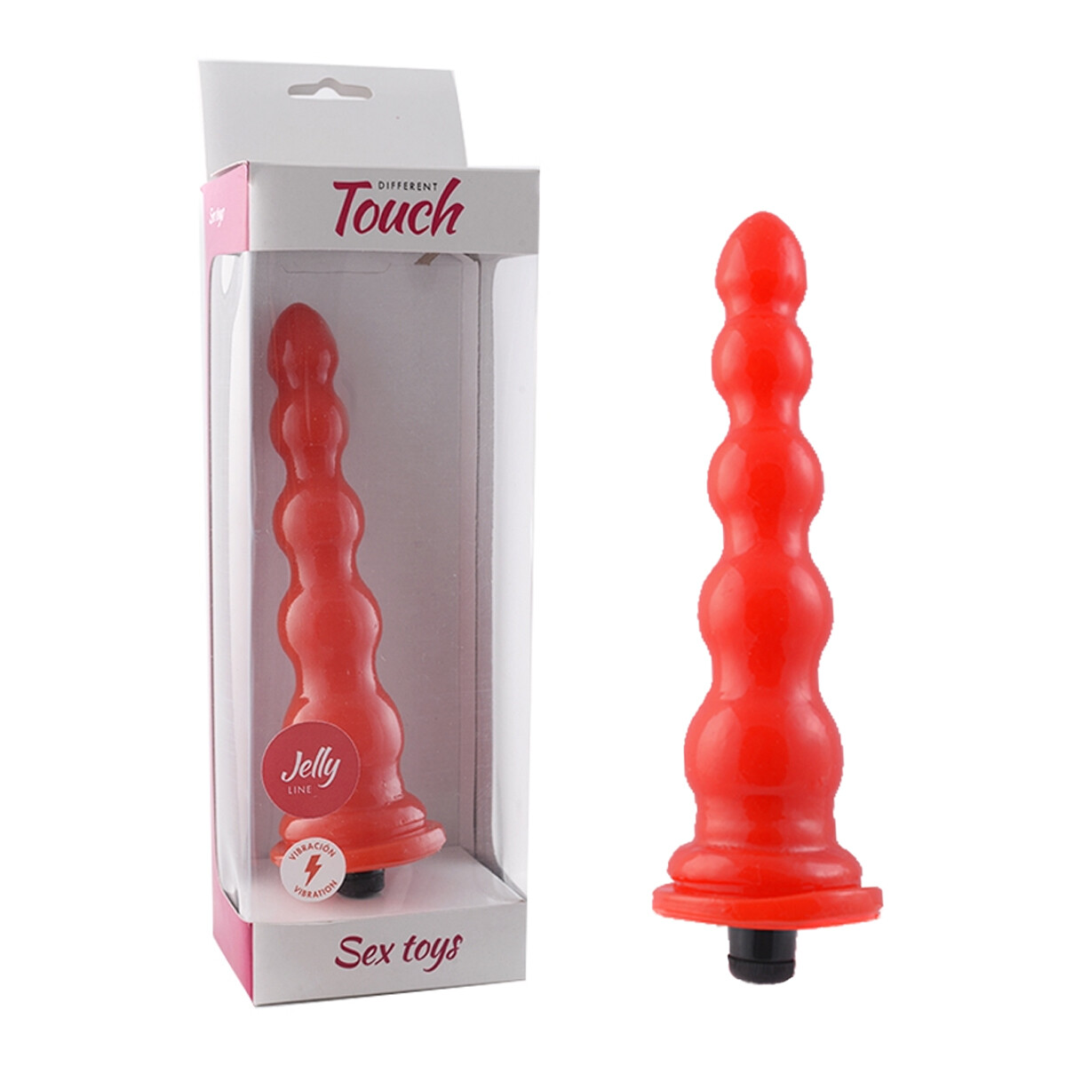 Dilatador Anal Inexpulsable XL Con Micro Vibro - Rojo 