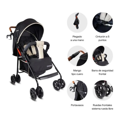 Coche Monaco Bebesit - Beige Coche Monaco Bebesit - Beige