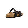 Sandalias Mujer Darkness Tiras Cruzadas Negro