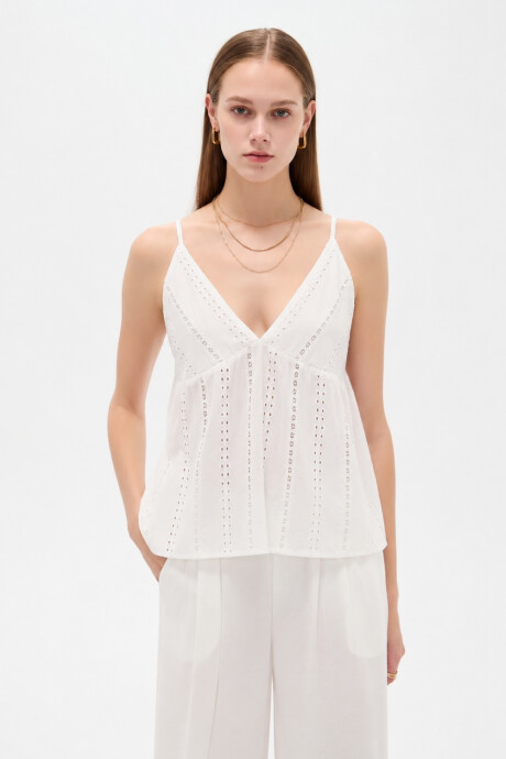 Musculosa Cusia Marfil / Off White