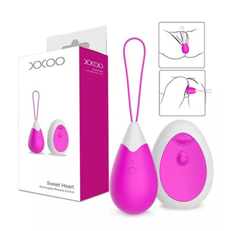 Bala Vibradora Inalámbrico con Control Sweet Heart Rosa