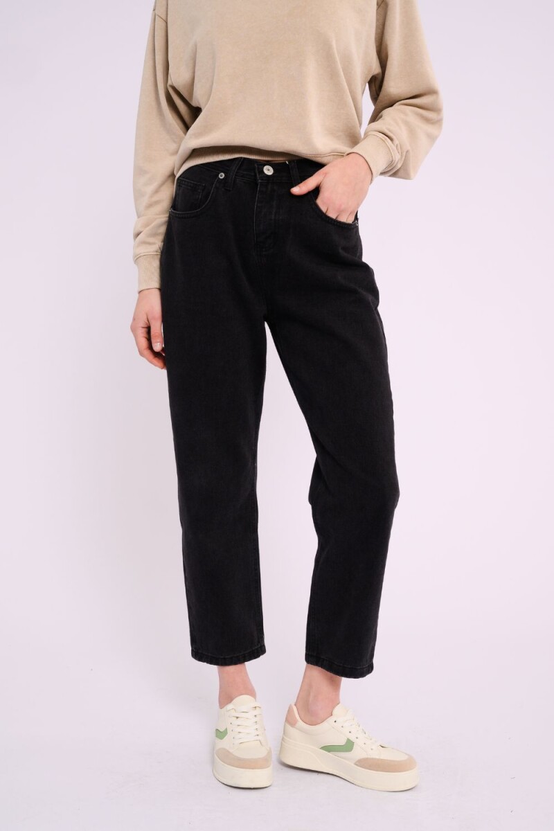 Pantalón de jean mom Negro
