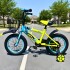 Bicicleta Infantil Yjtong R14 Canasto Parrilla Guardabarros Amarillo 1