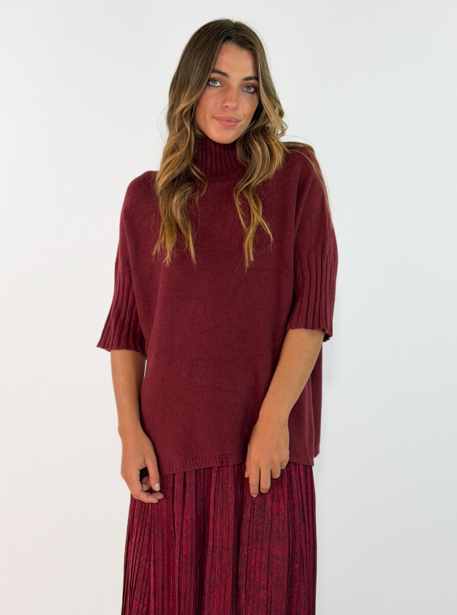 SWEATER AZUCENA - BORDO 