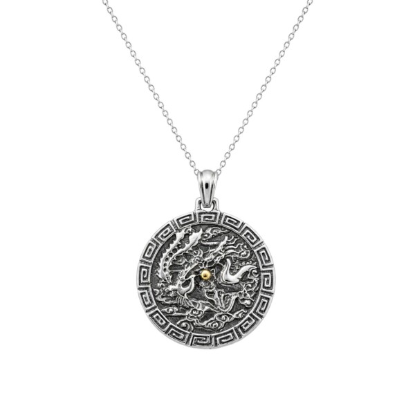 Dije Dragón - Plata y Oro - Sin Piedra CP8812 sinpiedra