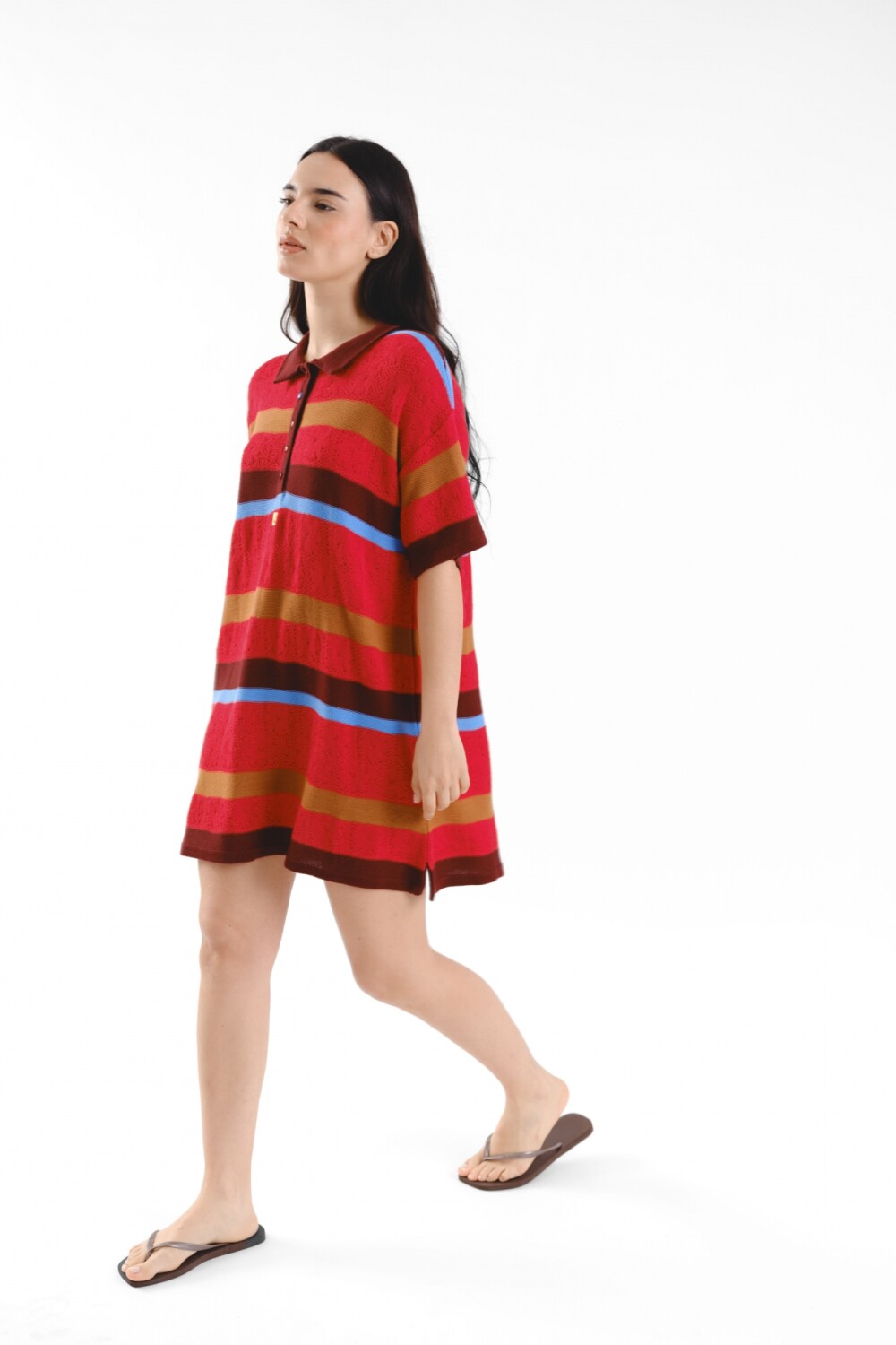 Vestido Pomelo Rojo