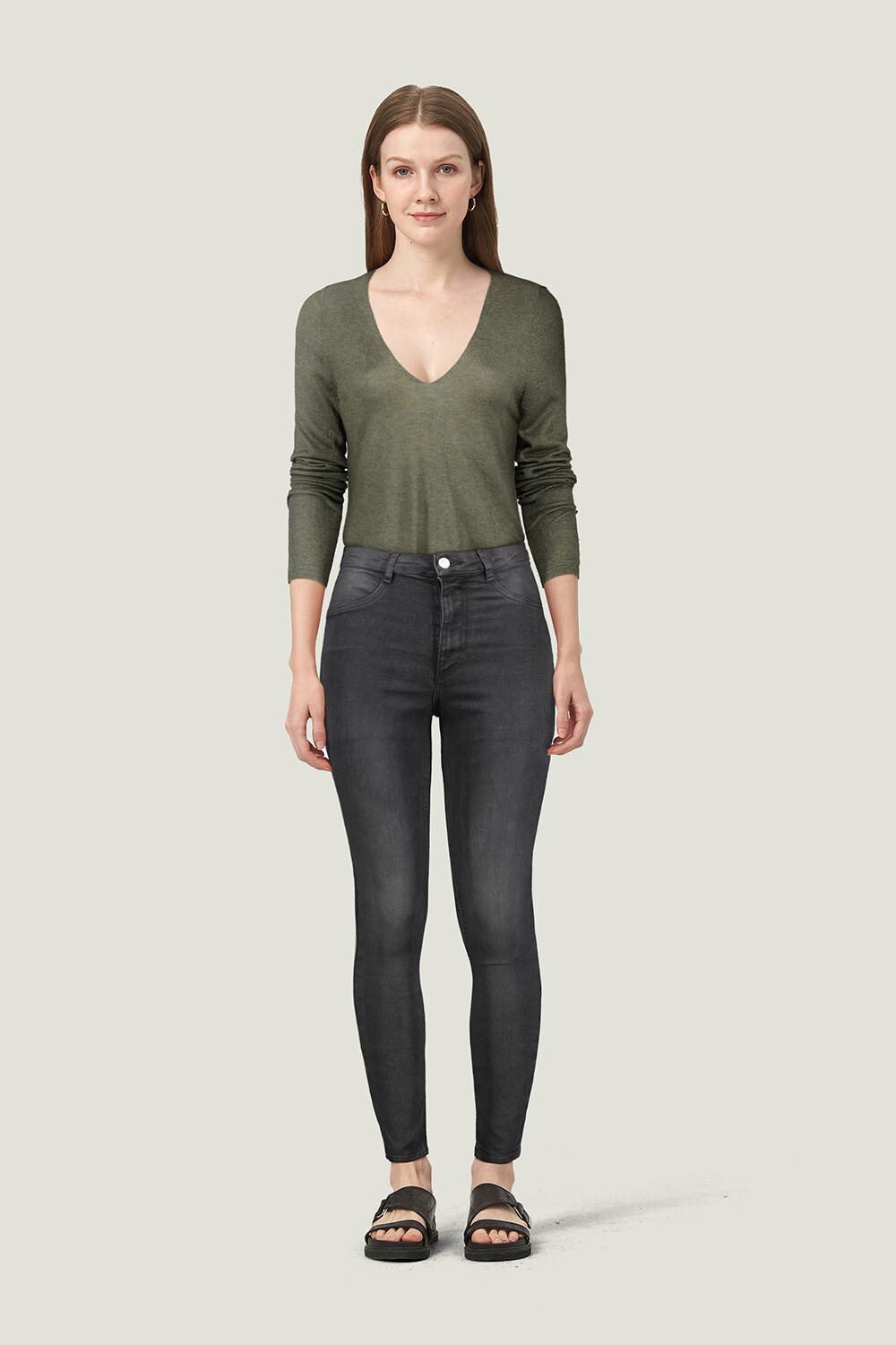 Pantalon Alegre 1201 Gris Oscuro