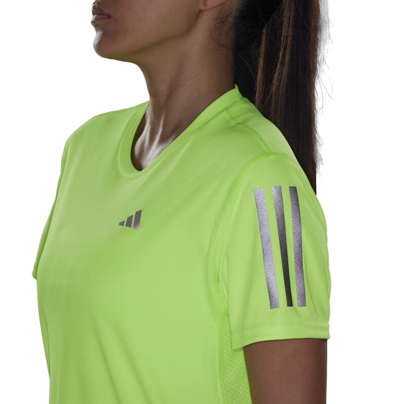 Remera Adidas Own the Run Lucid Lemon/black