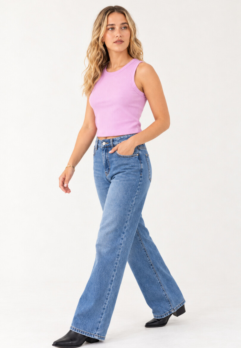 Musculosa Basica Violeta