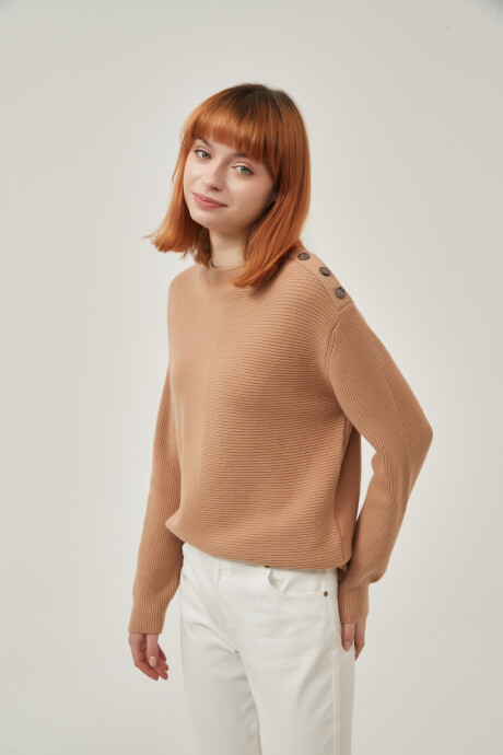 Sweater Delrio Taupe Claro