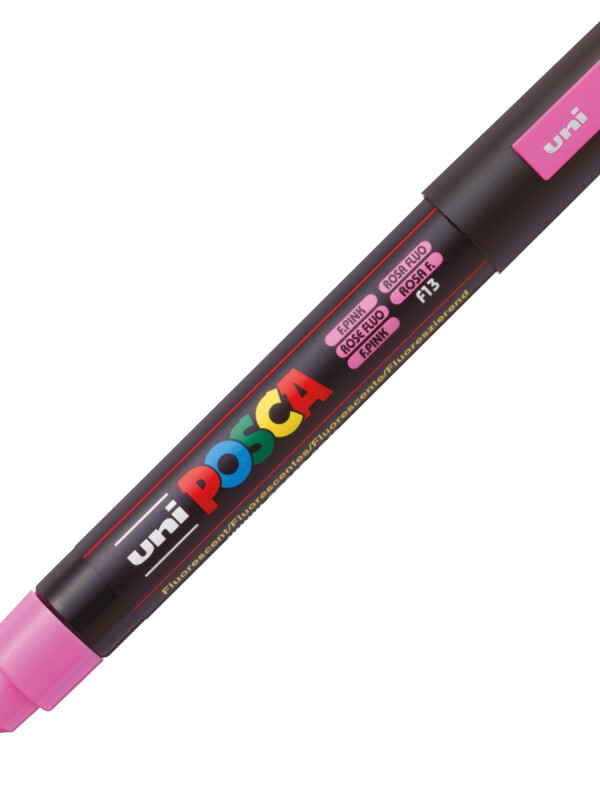 MARCADOR UNI POSCA 2.5 MM ROSA FLUO N/A
