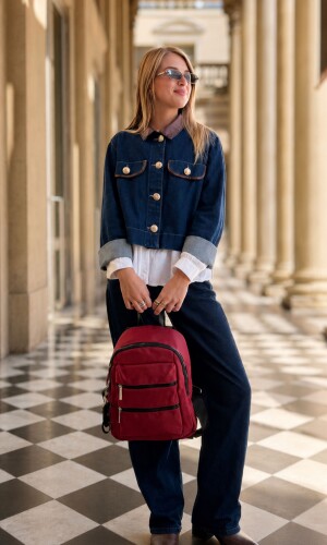 MOCHILA MELILLA ROJO