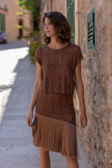 Falda Lagos Marron