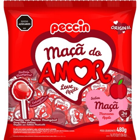 CHUPETIN AMOR RELL 480G/24U MANZANA CHUPETIN AMOR RELL 480G/24U MANZANA