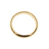 Par de alianzas clásicas de oro 18k amarillo de 4mm y doble altura bombé Par de alianzas clásicas de oro 18k amarillo de 4mm y doble altura bombé