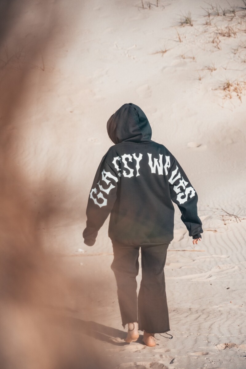 Hoodie Rocker / Negro U