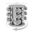 Especiero Giratorio 12 Frascos Vidrio Para Condimentos Cocina Acero Inoxidable Imback Especiero Giratorio 12 Frascos Vidrio Para Condimentos Cocina Acero Inoxidable Imback