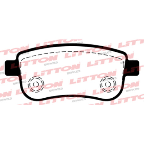 PASTILLAS DE FRENO RENAULT SWIFT 06/ FLUENCE 2.0 SIST.BOSCH TRASERA LITTON PASTILLAS DE FRENO RENAULT SWIFT 06/ FLUENCE 2.0 SIST.BOSCH TRASERA LITTON