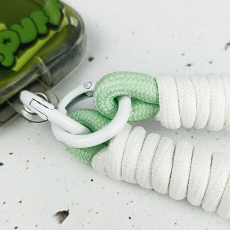 Cuerda de agarre para celular o llaves Verde