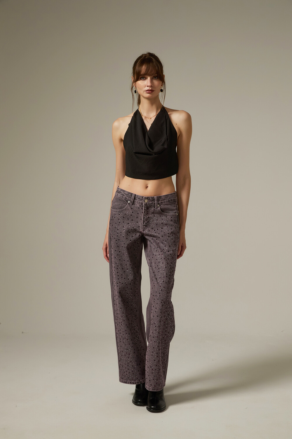 Pantalon Nerai Gris Medio