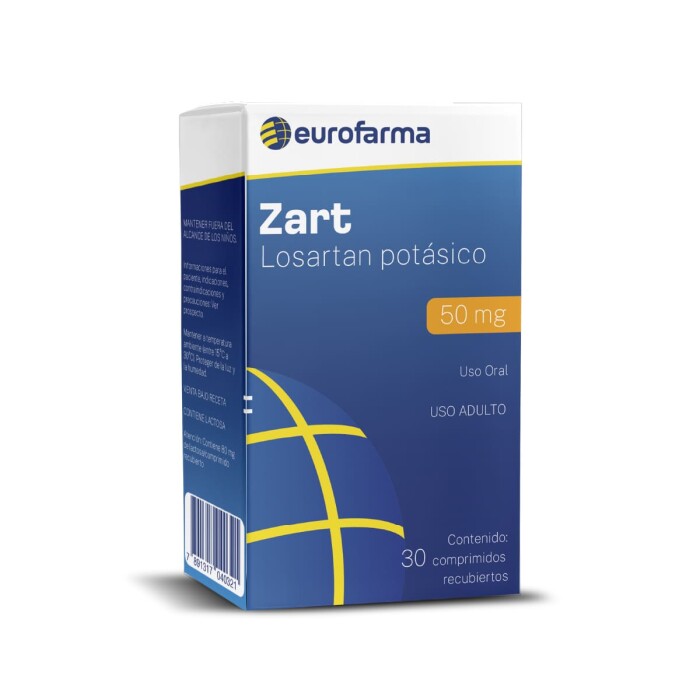 ZART 50 MG X 30 COM. REC. única