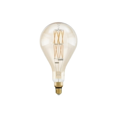 Lámpara LED velón vintage ámbar PS160 E27 2100K Ø160 EG3050