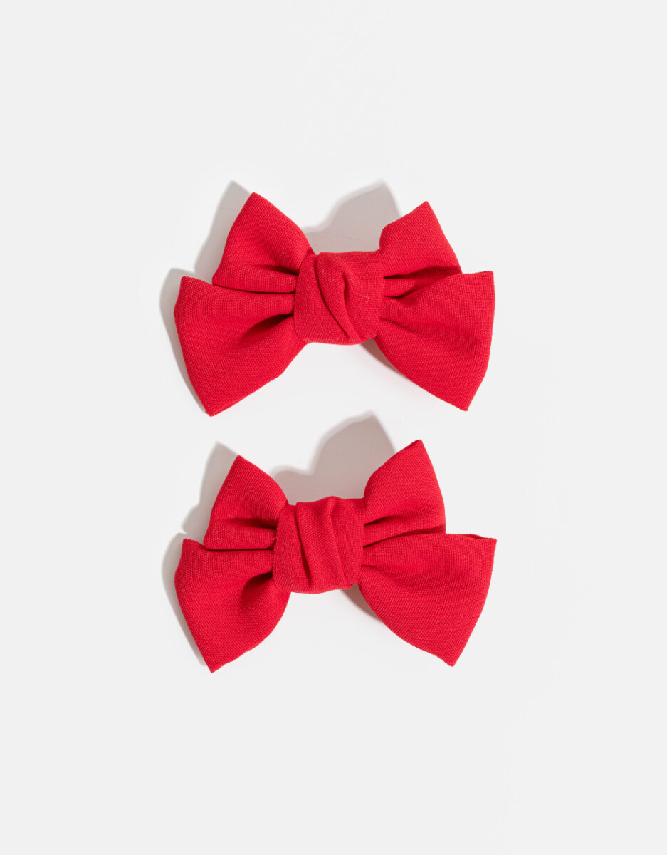 Set De Horquillas Con Moños 