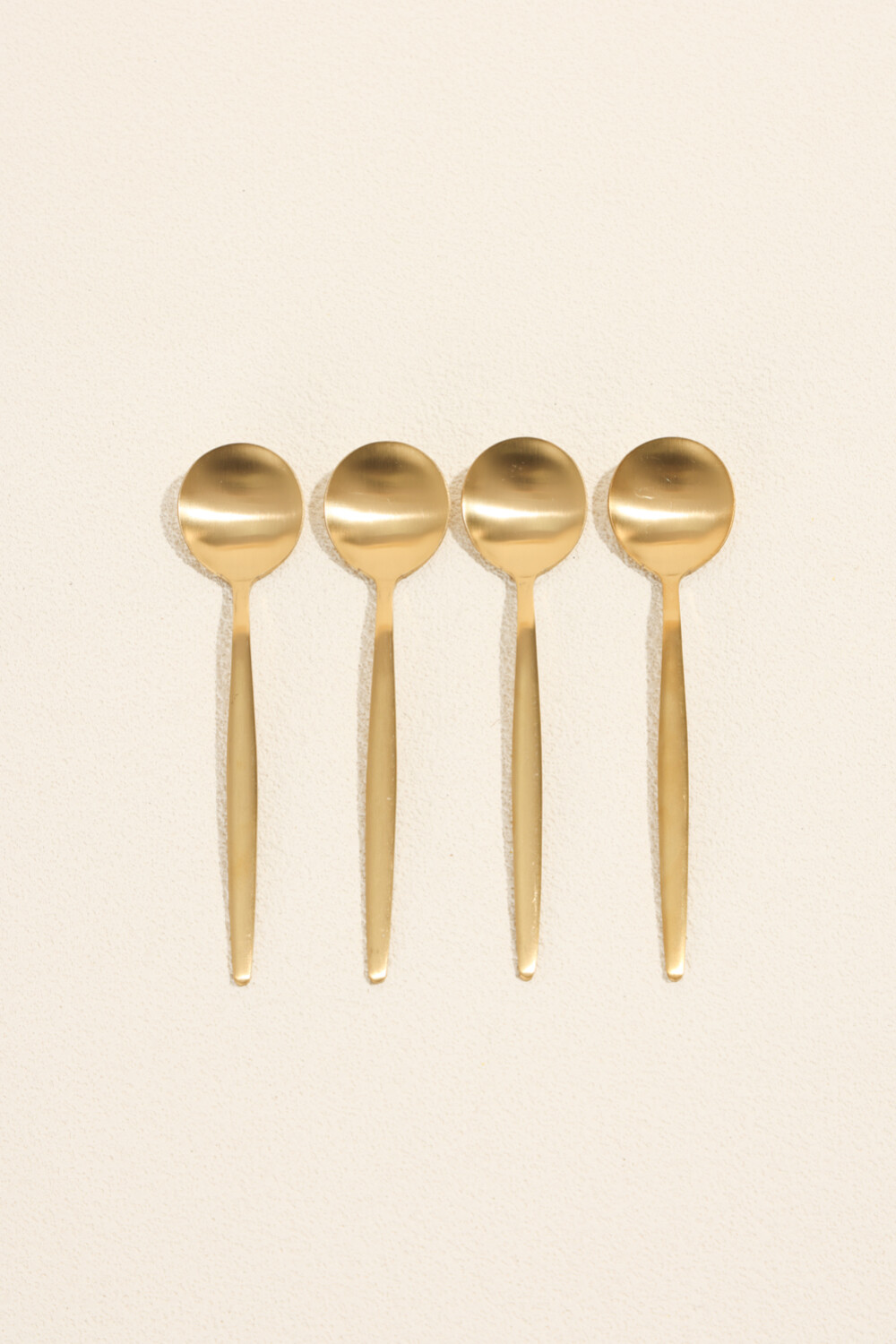 Cuchara De Té Fiordo, Set 4 Un. Dorado Color Unico