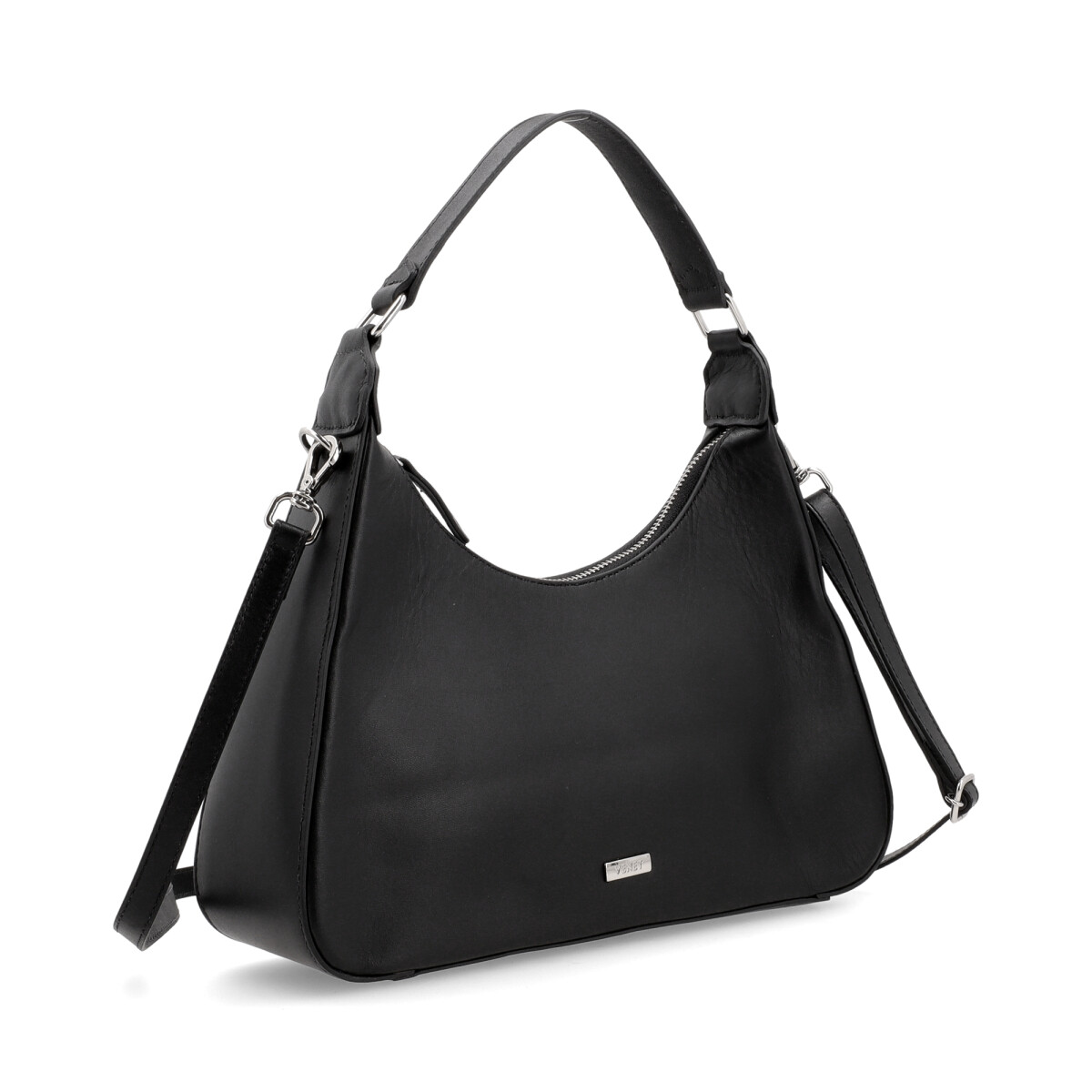 CARTERAS VENET - CUERO NATALE - NEGRO 