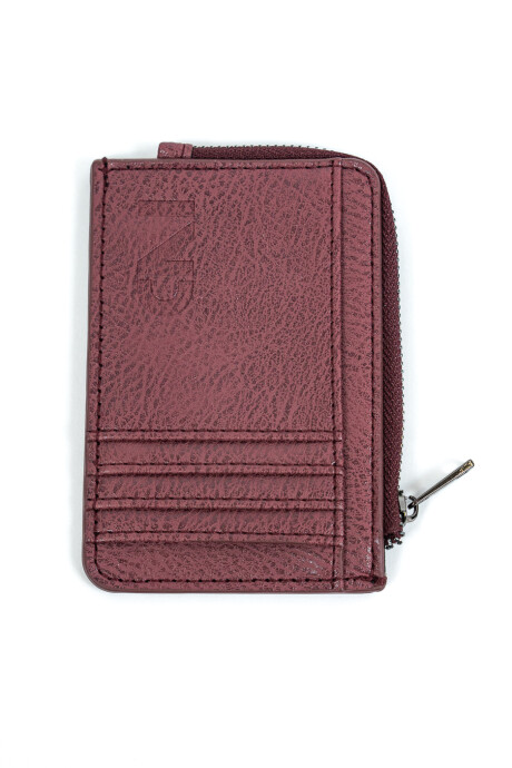 Billetera Barbara Rojo Oscuro