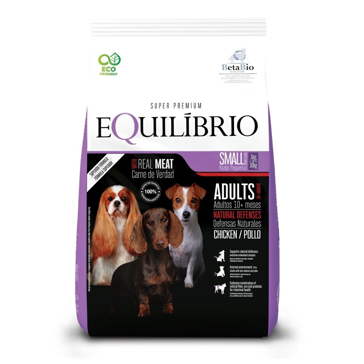 EQUILIBRIO ADULTOS RAZAS PEQUENA 7,5KG 