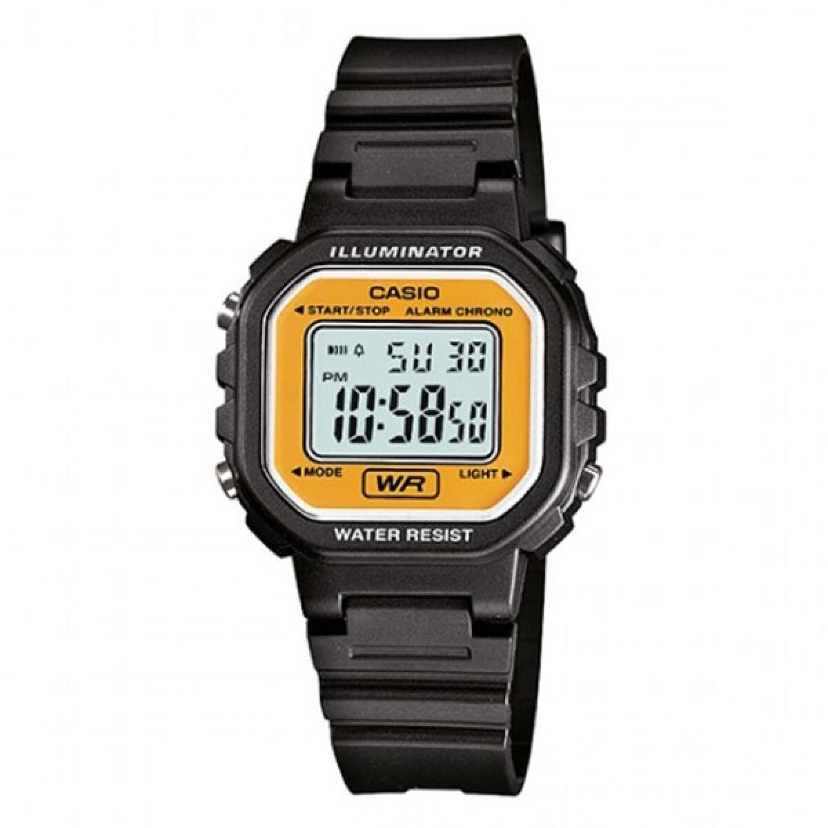 Reloj CASIO LA20WH-9ADF Resina Negro Esfera 30mm 