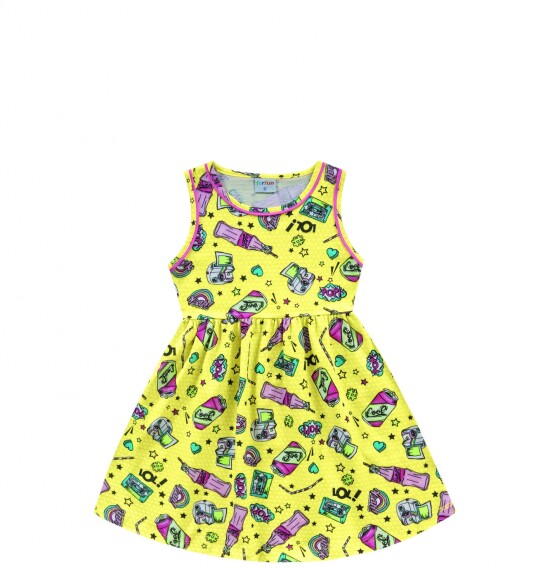 Vestido para niñas AMARILLO