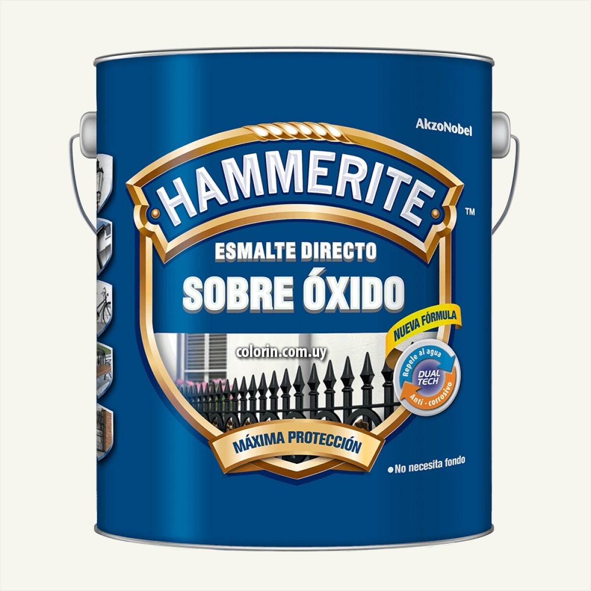 Hammerite martillado - Gris 0.900L 