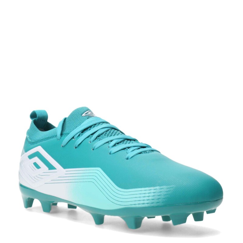 Championes de Fútbol 11 Infantiles Umbro Vibe HG Turquesa Agua - Blanco
