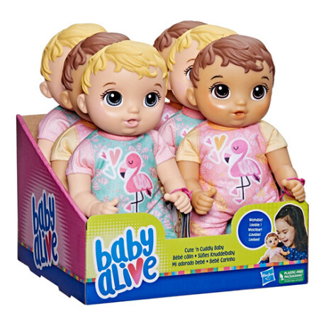 Muñeca Baby Alive Cute 'N Cuddly Baby Doll 25 cm 001