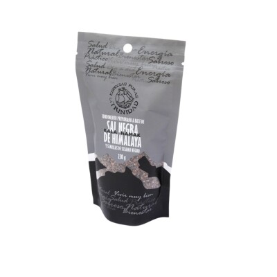 Sal Negra Con Sésamo La Trinidad 220g Sal Negra Con Sesamo 220g