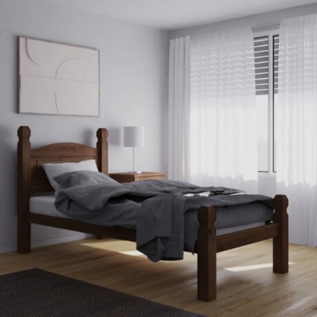 CAMA 1 PLAZA 90X190 NOGAL CAMA 1 PLAZA 90X190 NOGAL