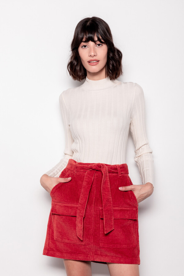 FALDA CRACOVIA Rojo Paprika