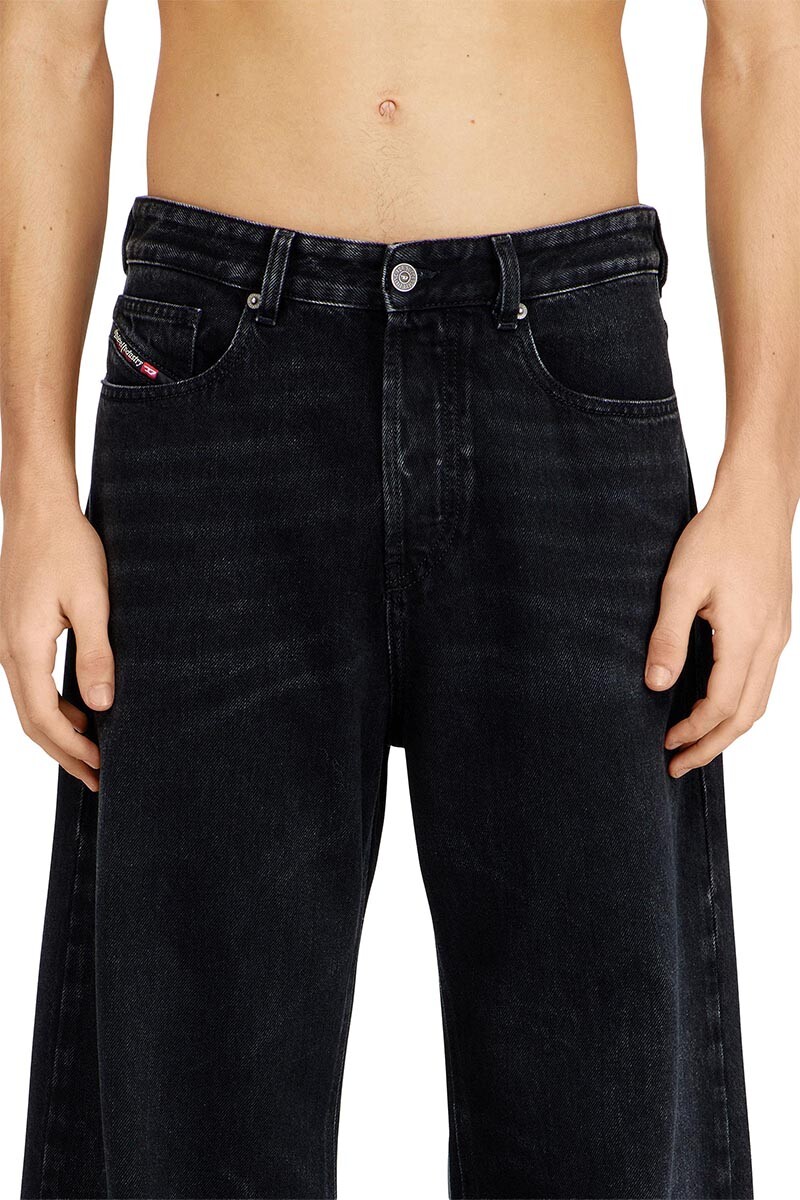 Jean Para Hombre D-Rise Negro/gris Oscuro