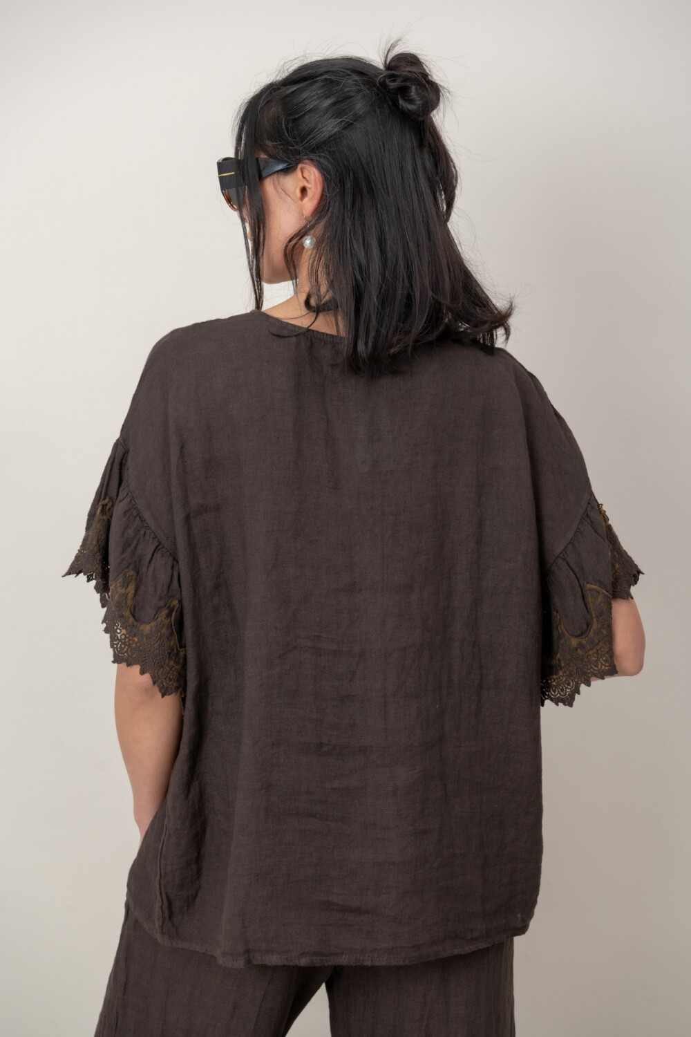 BLUSA CHANTAL Chocolate