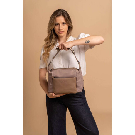 Bandolera Crocus Topo